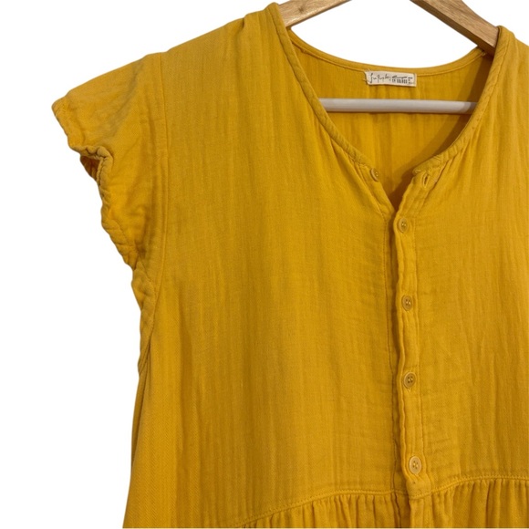 Free People x CP Shades Tory Gauze Cotton Tunic Dress Size S - Picture 2 of 9
